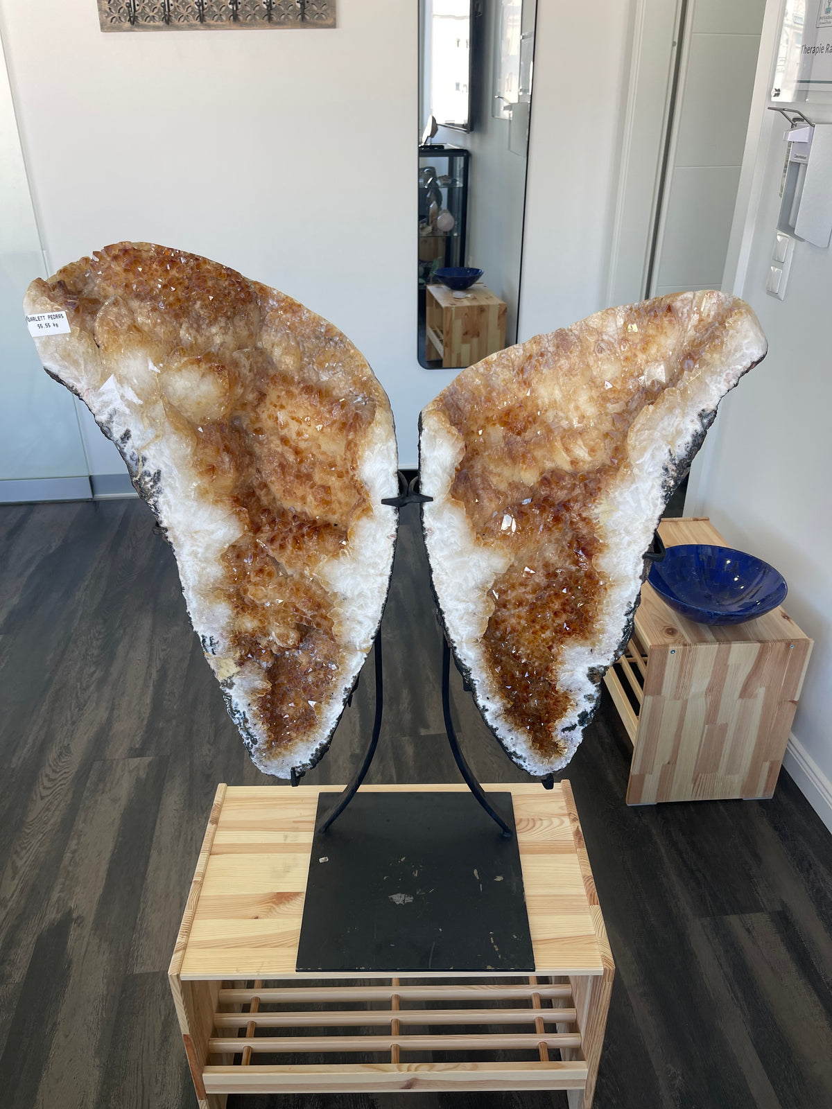 Citrin Kristallflügel – 55,55 kg