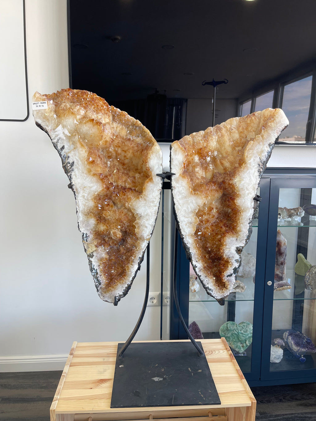 Citrin Kristallflügel – 55,55 kg