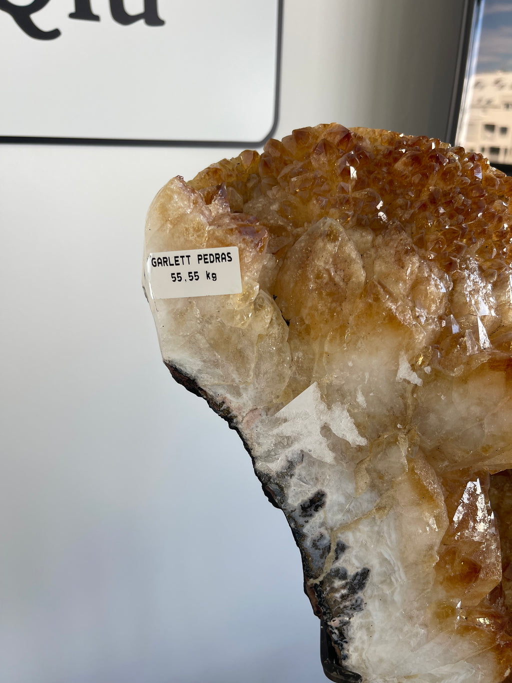 Citrin Kristallflügel – 55,55 kg