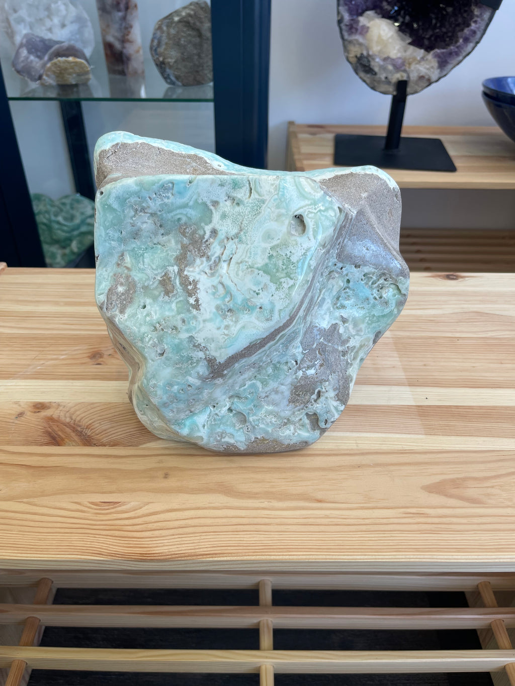 Blauer Aragonit – 4,59 kg