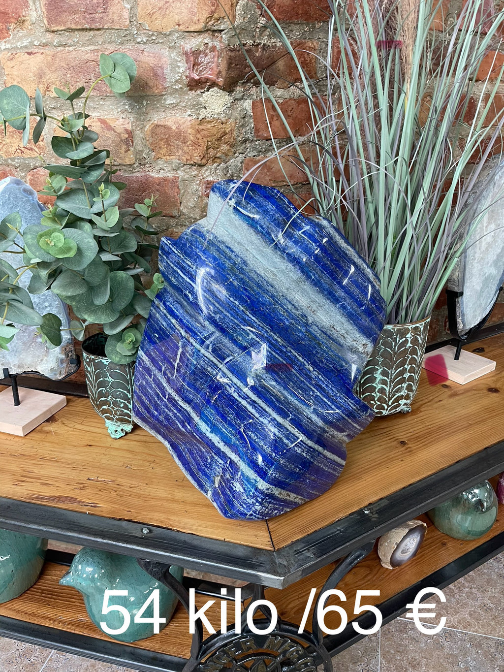 Lapis Lazuli Naturstein – 54,3 kg – poliert – Afghanistan